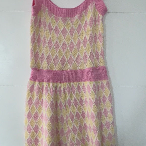 Free People Dream Diamonds Sleep Romper in Pink Combo Size Large - Picture 11 of 13